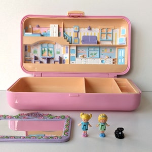 Ensemble de jeu Pretty Hair Polly Pocket vintage Bluebird Toys 1990 image 1