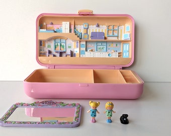 Set da gioco vintage Polly Pocket Pretty Hair - Bluebird Toys 1990