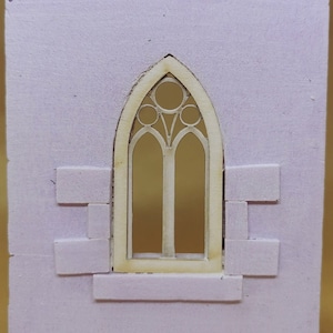 Fenêtres cathédrale plus petites | 28 mm | Échelle | RPG de table D&D AOS | Terrain | Paysage