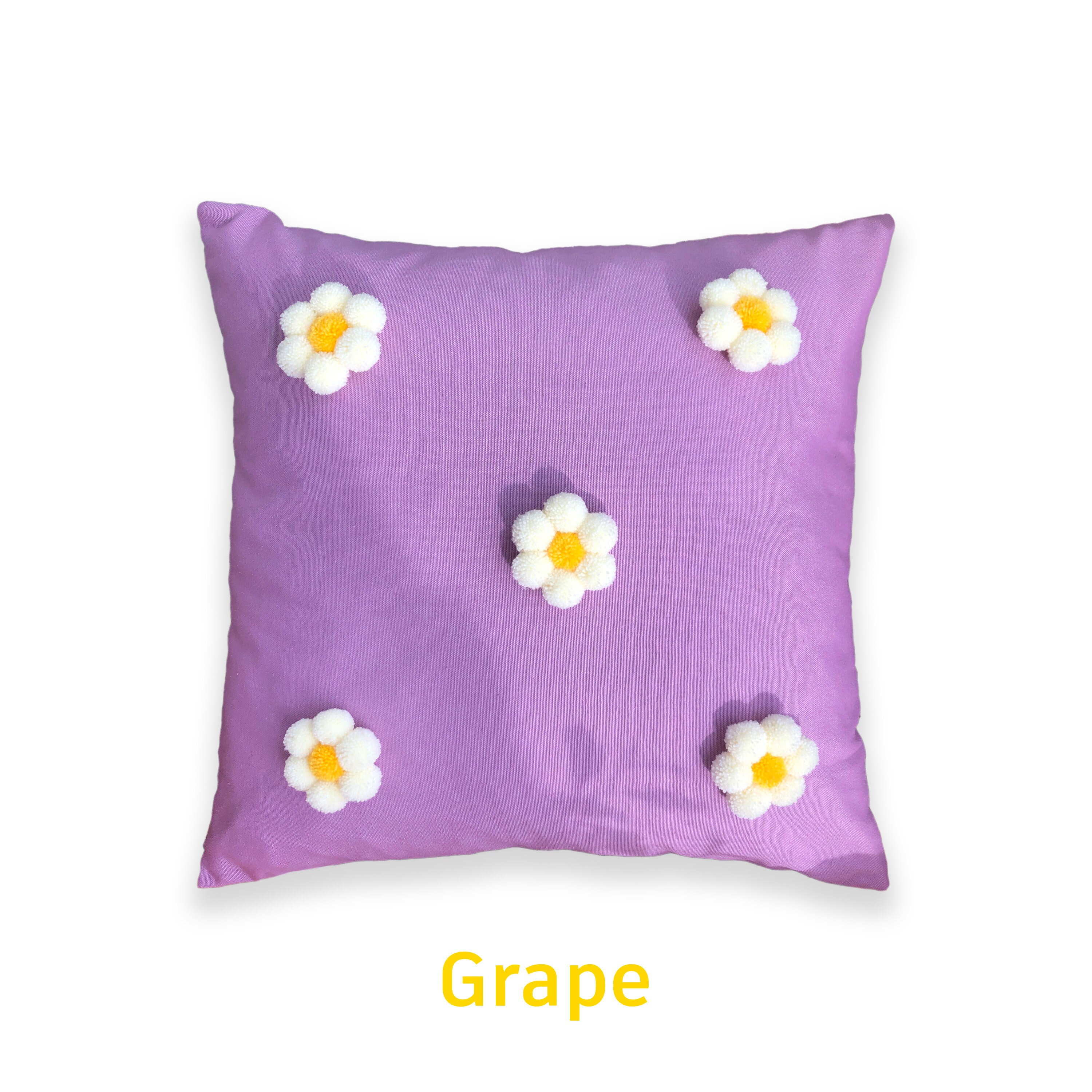 Daisy Flower Pillow Cover 175''x175'' Etsy