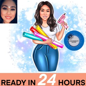 Custom Portrait Logo, Cartoon Portrait for Your Business, Digital Realistic Portrait, Logo Design, Cartoon Logo, Shop Logo, Business Logo