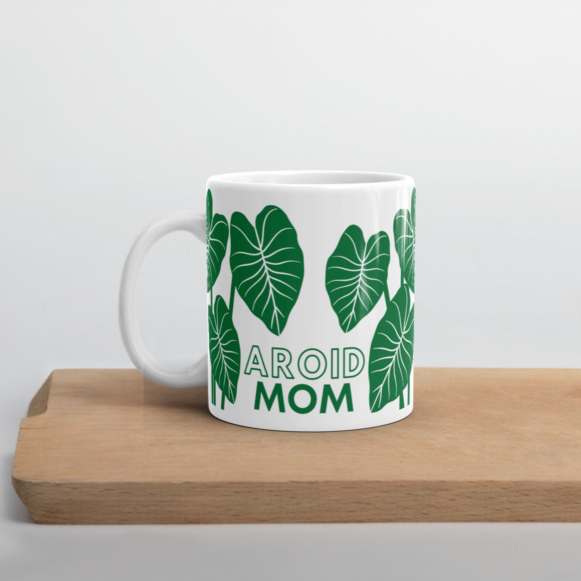 Plant Mom Mug, Cadeaux Botaniques, Plant Lady Cadeau de Plante d'anniversaire, Valentines, Philodend