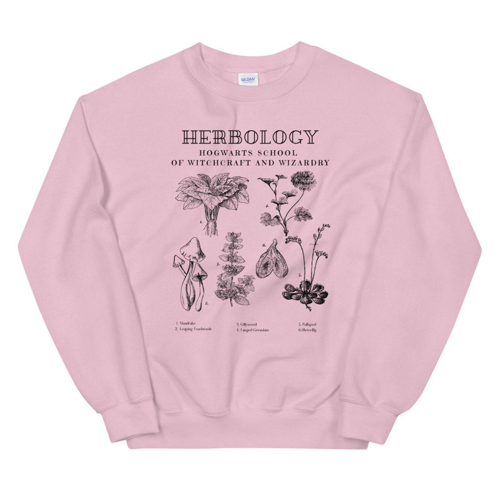 etsy herbology sweatshirt