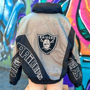 RAIDERS フード付きジャケット ダークグレー Starter Raiders Pullover Jacket - Free Shipping - Order Now -