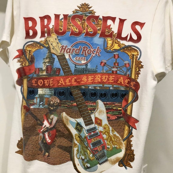 Hard Rock Cafe Brussels Vintage T Shirt