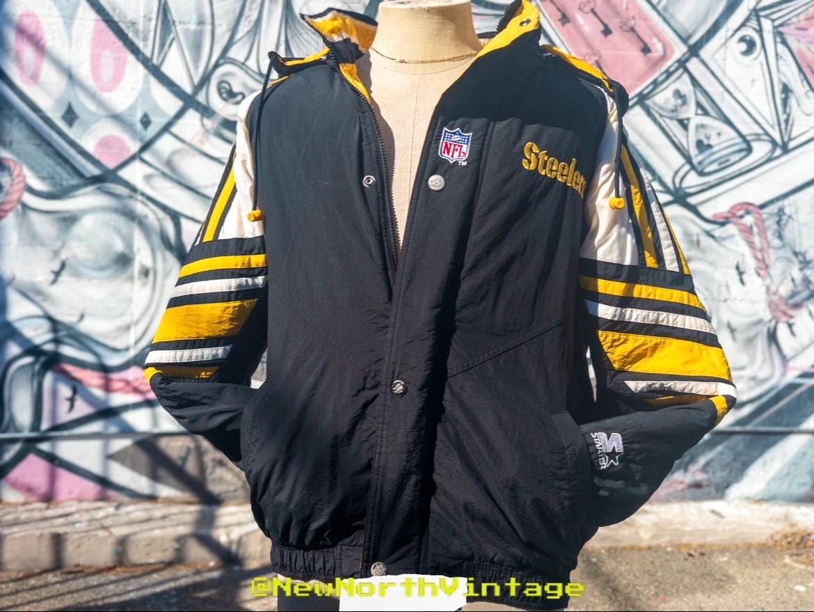 Nfl Starter Jacket Steelers - Etsy Nfl Starter Jacket Steelers - Etsy