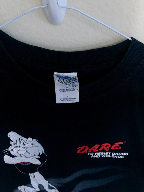 D.A.R.E. Panther Smyrna PD Vintage T Shirt | Blac… - image 5