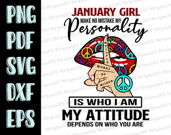 January Svg Etsy