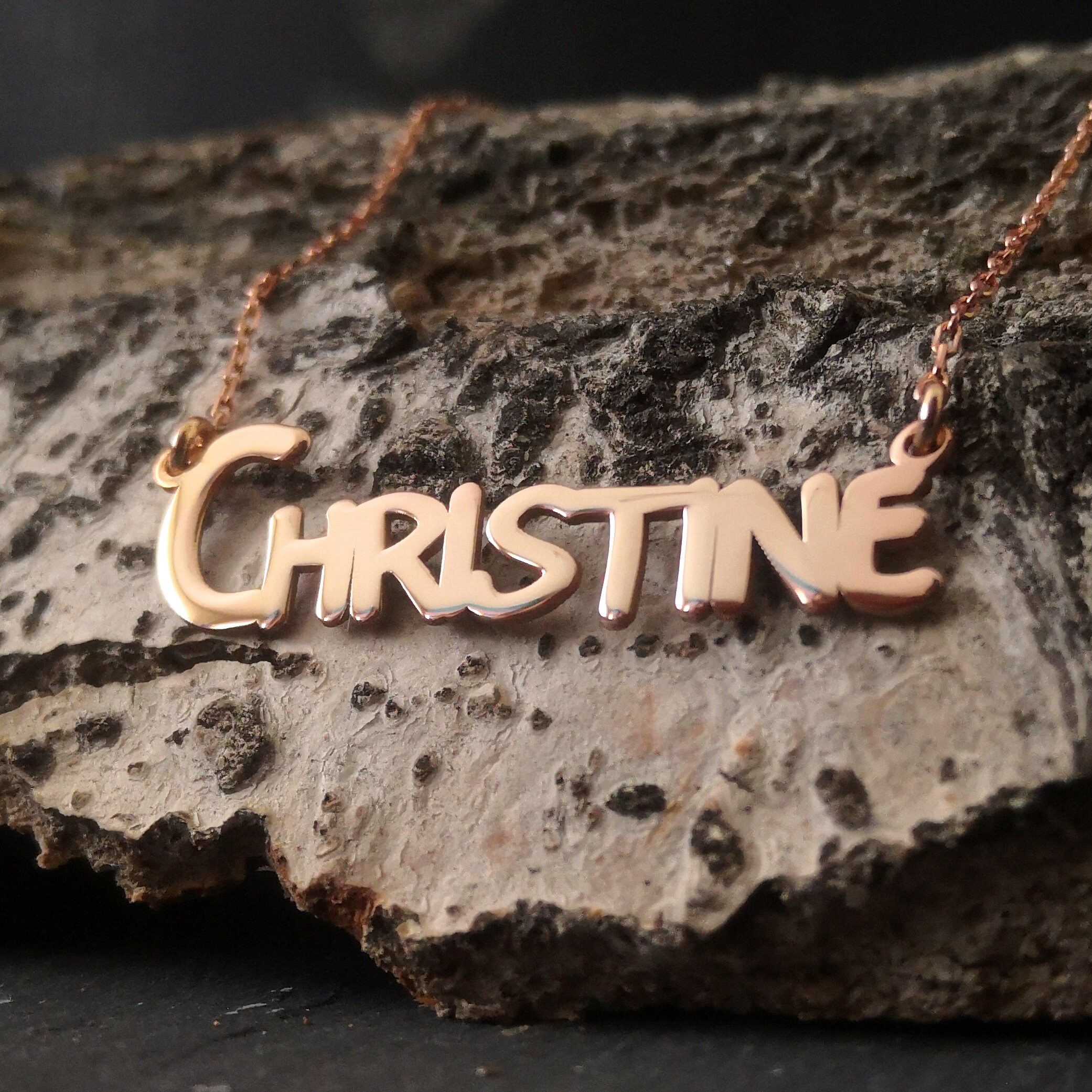 Personalized Name Necklace 925 Silver Necklace Custom | Etsy