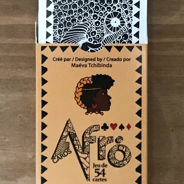 Conjunto de 54 cartas Afro - Afrocards - Nueva edición - Maéva Tchibinda