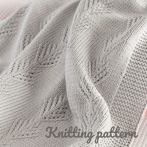 Knitting pattern baby blanket, baby blanket pattern, knit blanket pattern, knit pattern