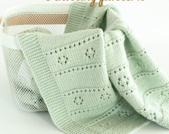 Babydecke Strickanleitung - Babydecke stricken Muster