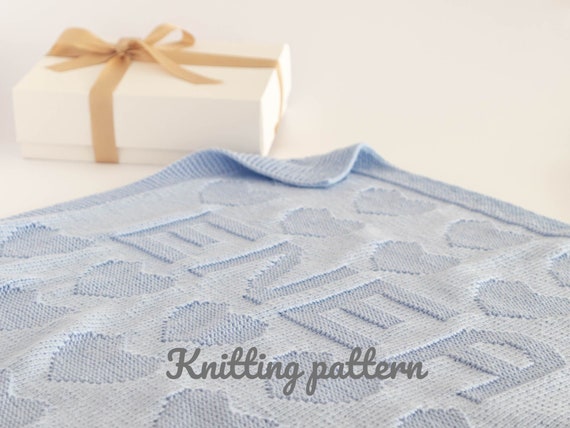 Personalized knitted baby blanket pattern hotsell