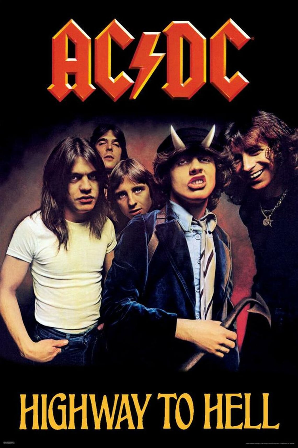Retro AC DC Concert Poster Etsy