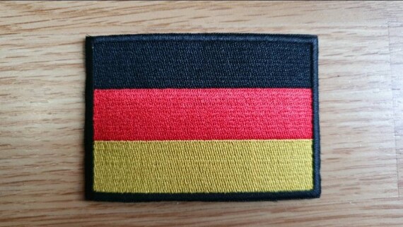 Embroidery patch Flag OF GERMANY Parche Bordado Bandera de ALEMANIA 