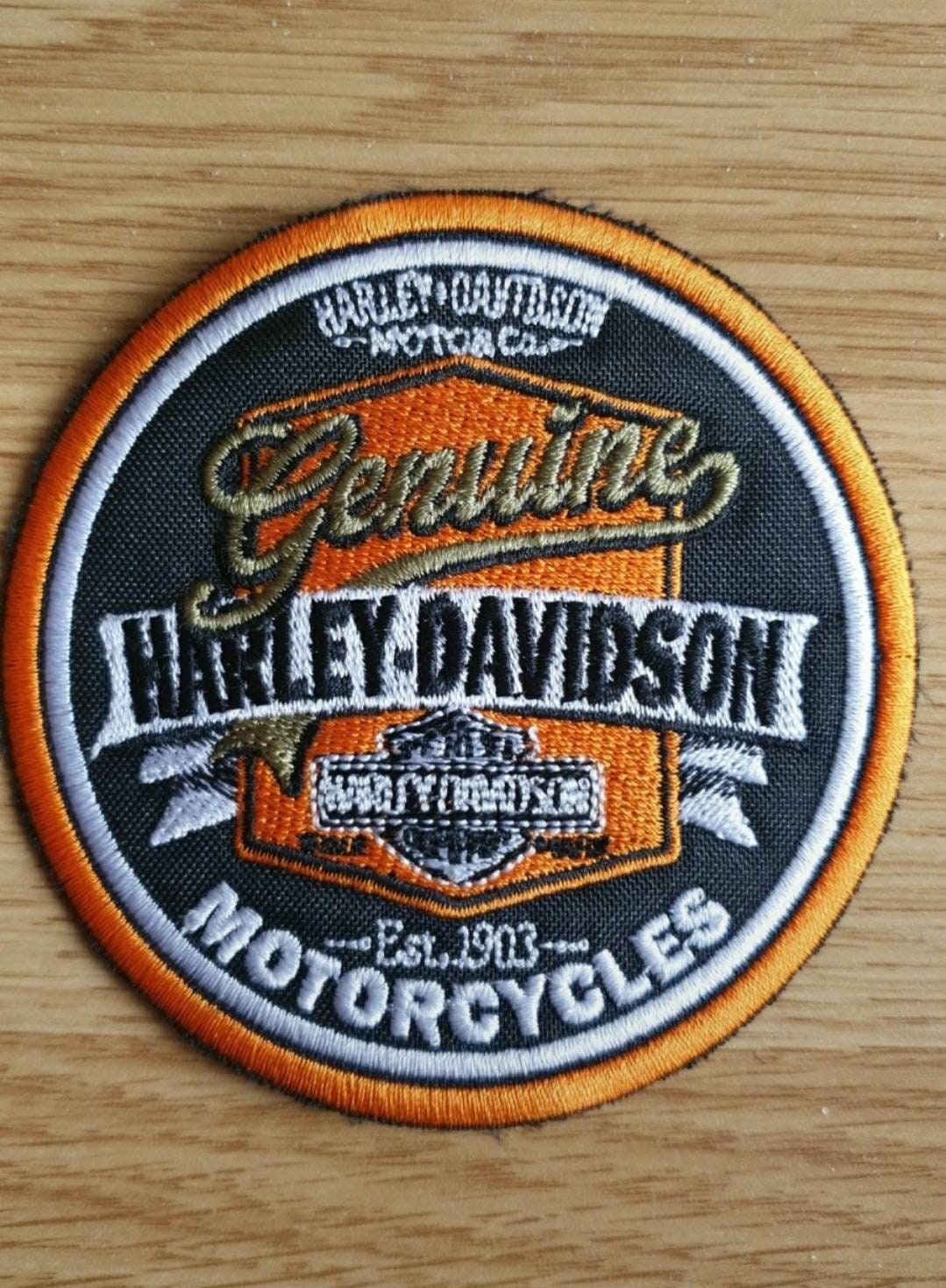 Patch brodé Harley Davidson Vintage Etsy