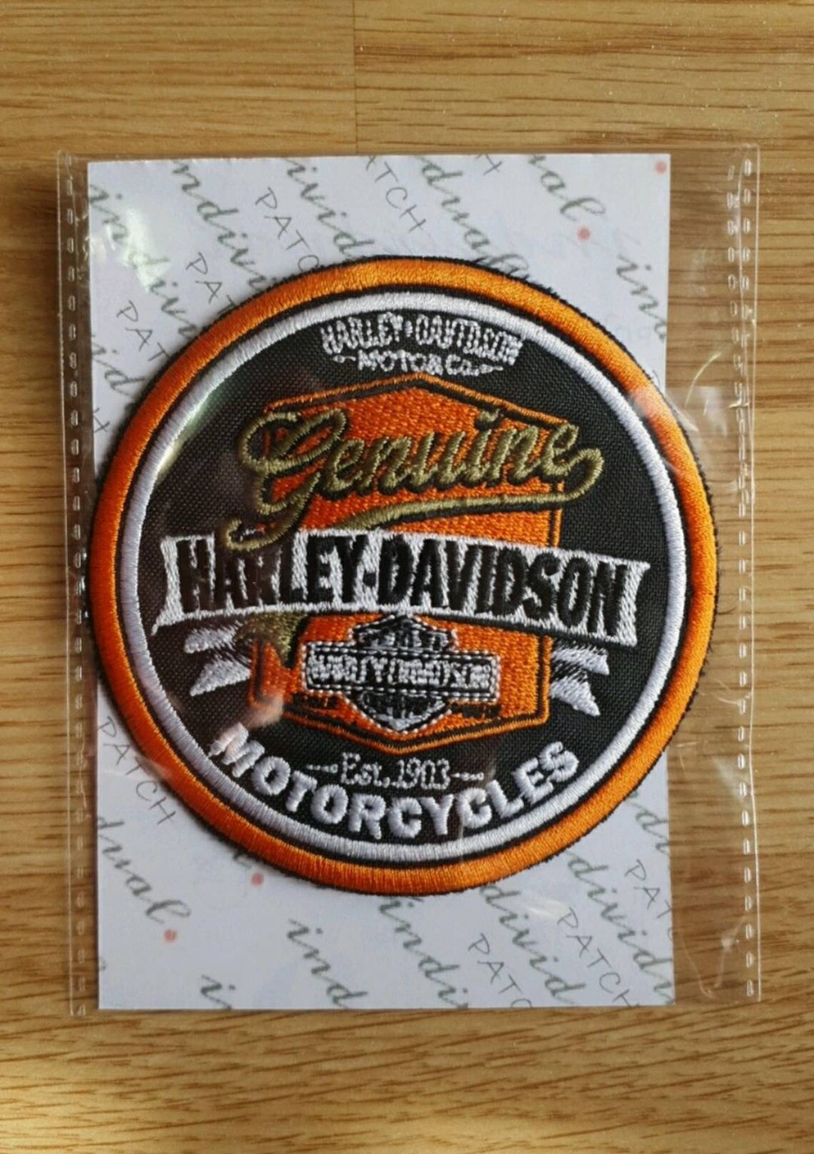 vintage harley davidson patch