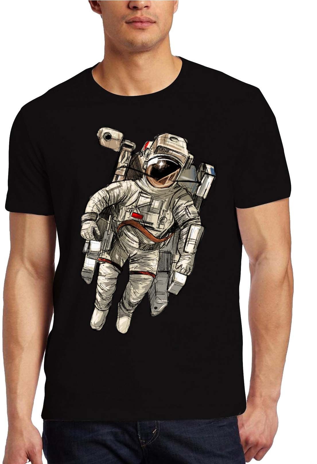 Spaceman Cool Graphic Shirt Astronaut Artistic Design - Etsy