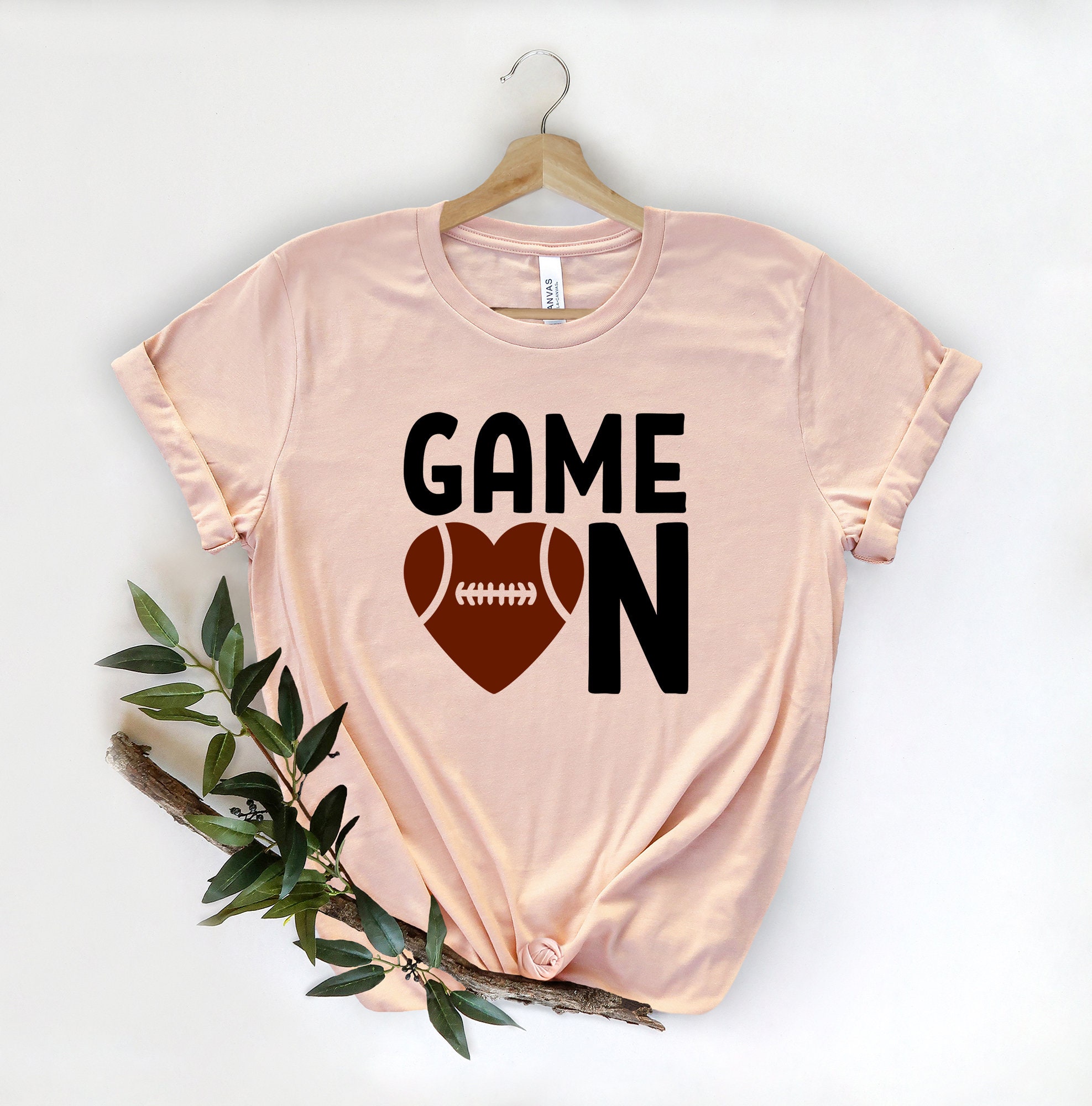 Game On Shirt Football Fan Shirt Football Player Shirt Gift Etsy