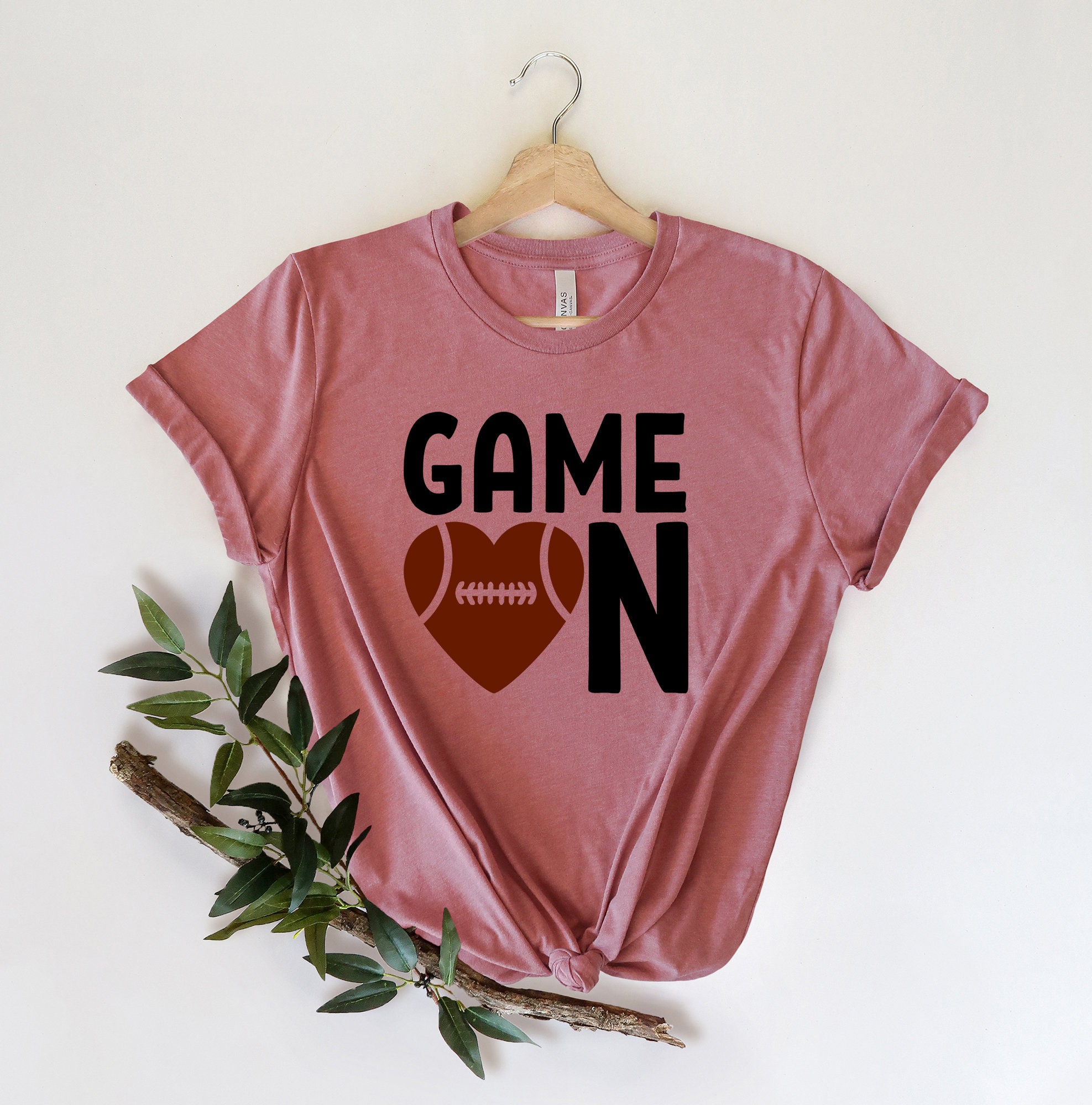 Game On Shirt Football Fan Shirt Football Player Shirt Gift Etsy
