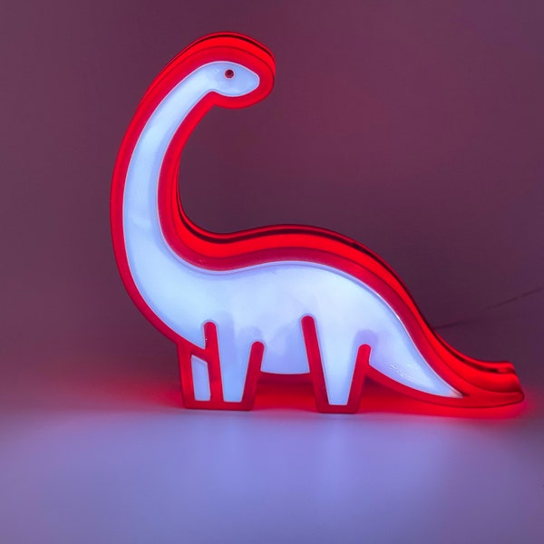 Dino - veilleuse - dinosaure - multicolore design ambiance - lampe - luminaire