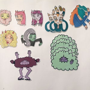 VIOLET sticker pack