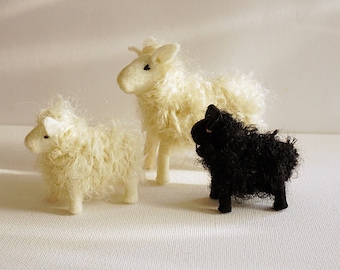 Sheep and lamb felt and wool