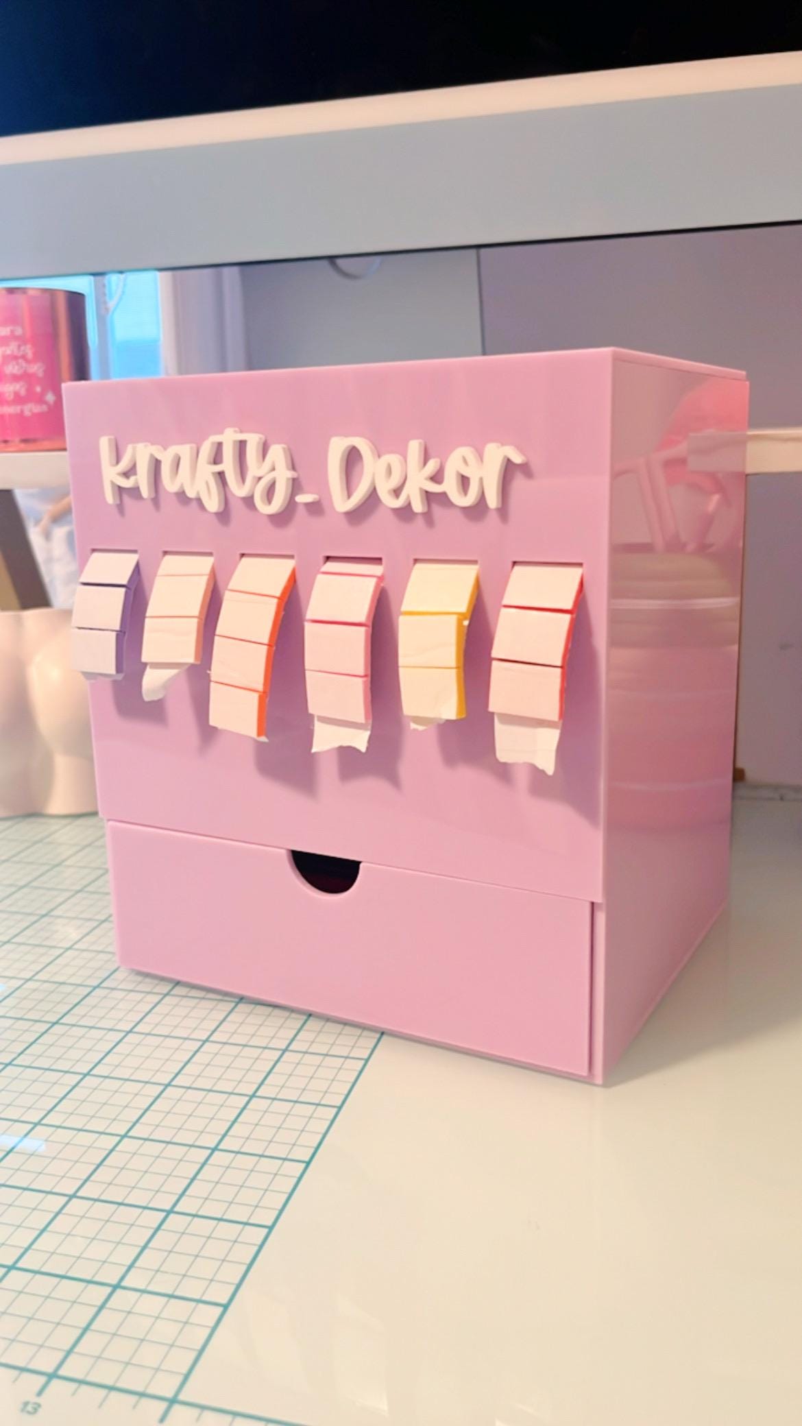 Foamie tape holder craft storage foamie box