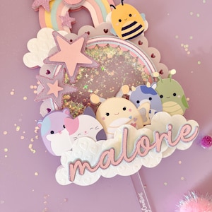 Squishmallow cake topper squishmallow birthday custom squishmallow party decor