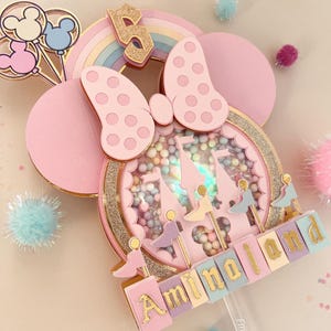 castle cake topper magical birthday cake topper
