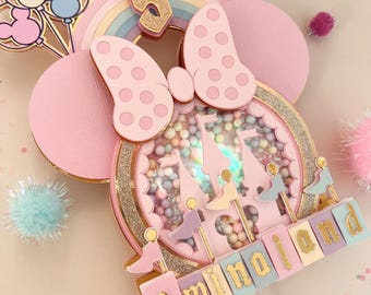 シンデレラ城（非点灯） - ケーキトッパー - 3Dプリント - ミニチュア