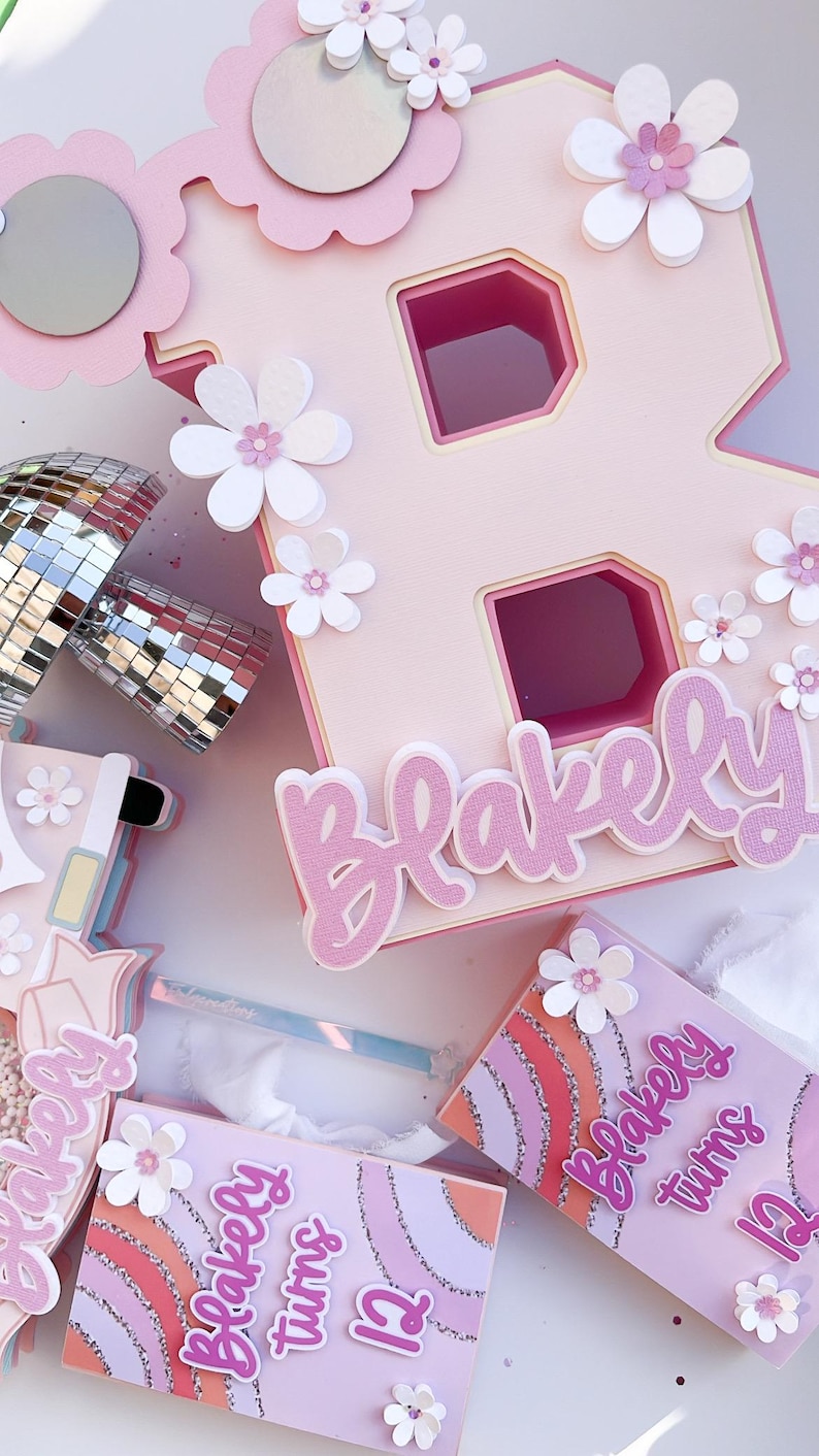 Groovy Party Decor Groovy 3D Letter Daisy Theme - Etsy