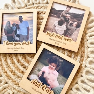 Benutzerdefinierte Foto Weihnachtsgeschenk Kühlschrankmagnet Fotodruck magnetischer Bilderrahmen Personalisierter Kühlschrankmagnet Fotoandenken Vatertagsgeschenk