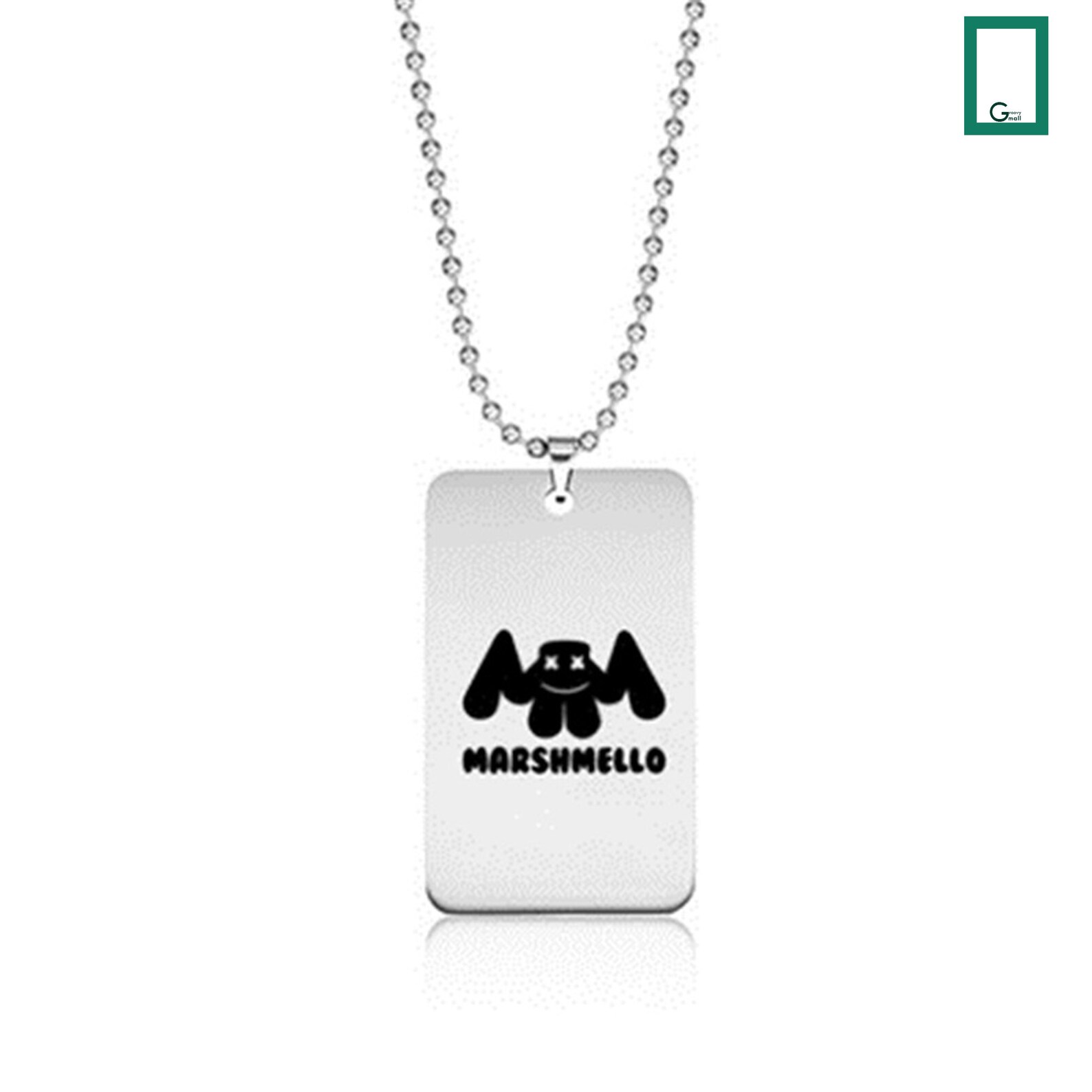 Marshmello Necklace DJ Artist Pendant Marshmello Music Fans Etsy