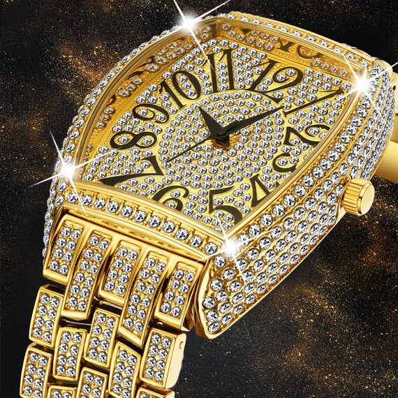 Designer classic clearance diamond quartz watch