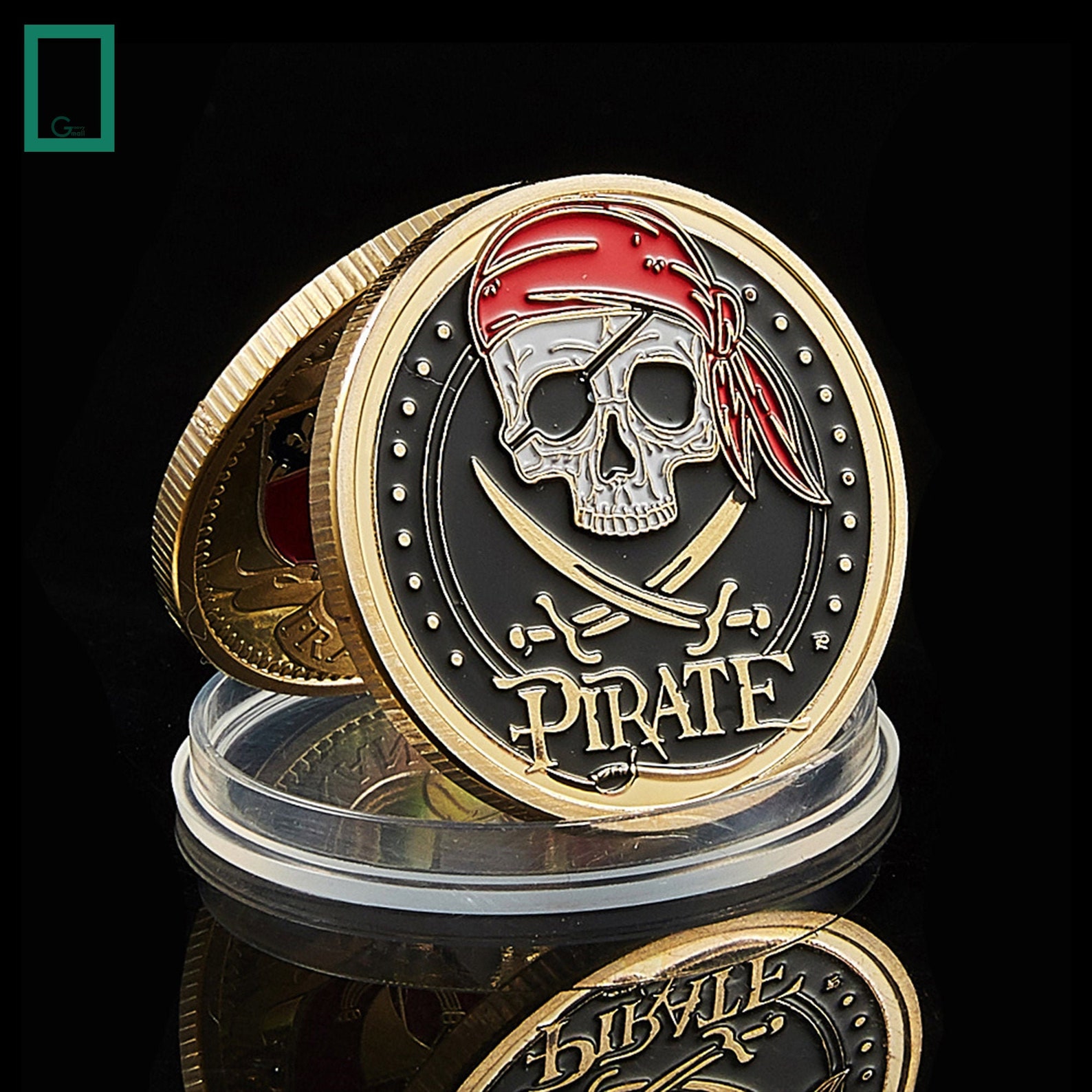 Pirates of the Caribbean Coin Collection Treasure Gold Plated Etsy
