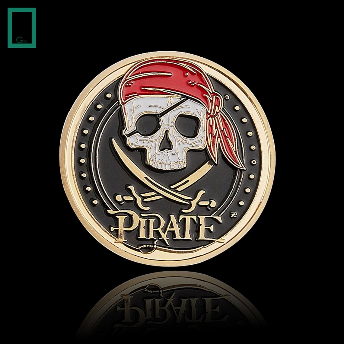 Pirates of the Caribbean Coin Collection Treasure Gold Plated Etsy