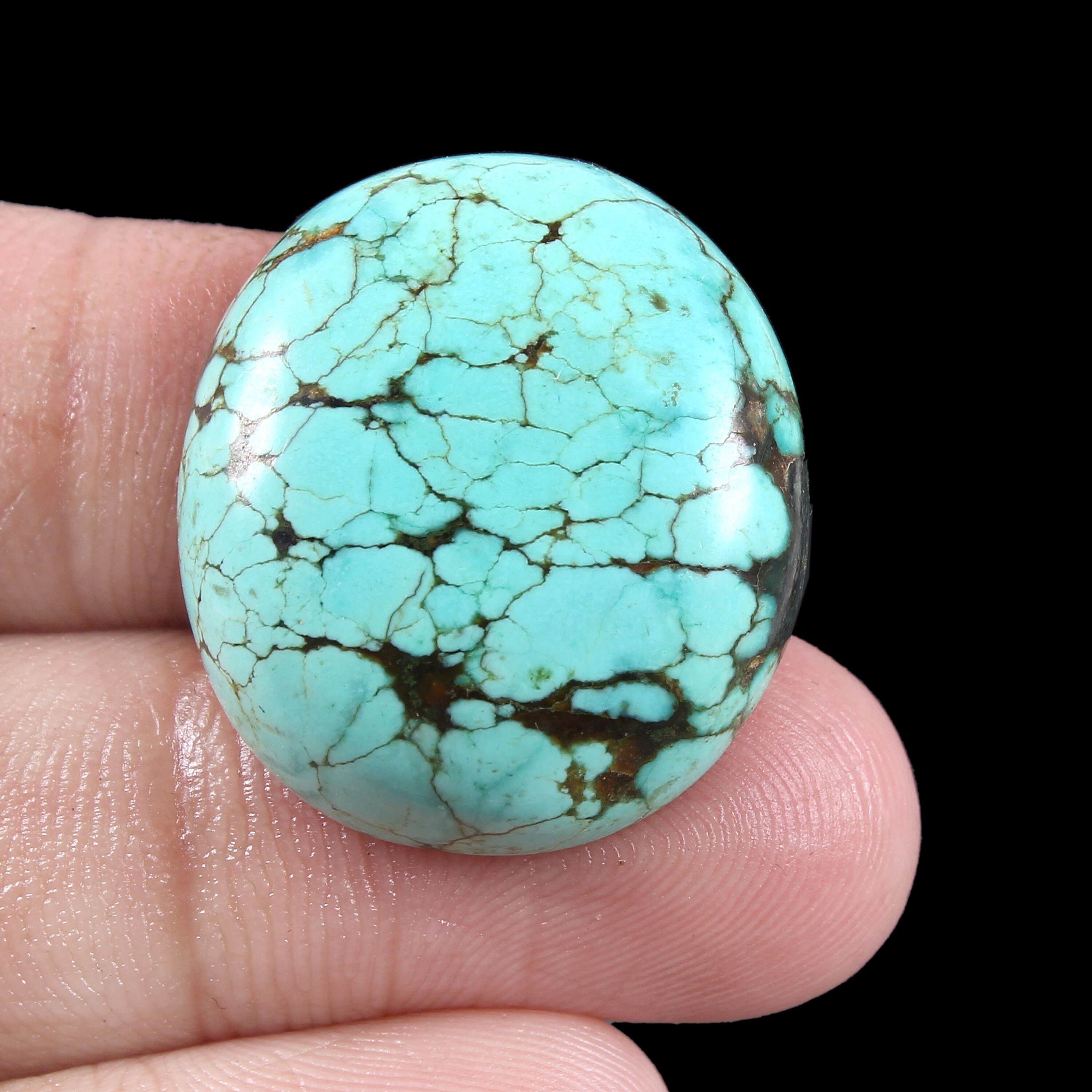 Natural Turquoise Cabochon Loose Gemstone Turquoise 22x25mm | Etsy