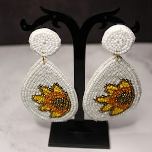 Beaded Earrings- Handmade
