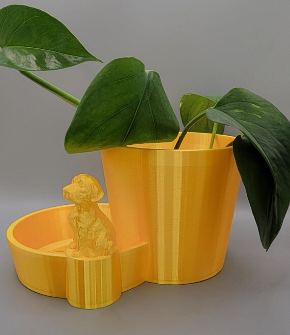 Self-Watering Dog Planter – Golden Retriever, Pug, Frenchie, Shepherd, Dog Pot, Pet Lover, House Plant, Succulent & Cactus Planter