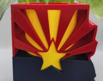 Arizona  Planter – State #48 Cactus Pot, Desert Decor, Southwest Gift, Succulent Planter, house plant, Unique Home Decor