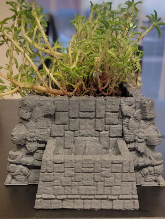Self watering ancient temple Planter (3D Printer)