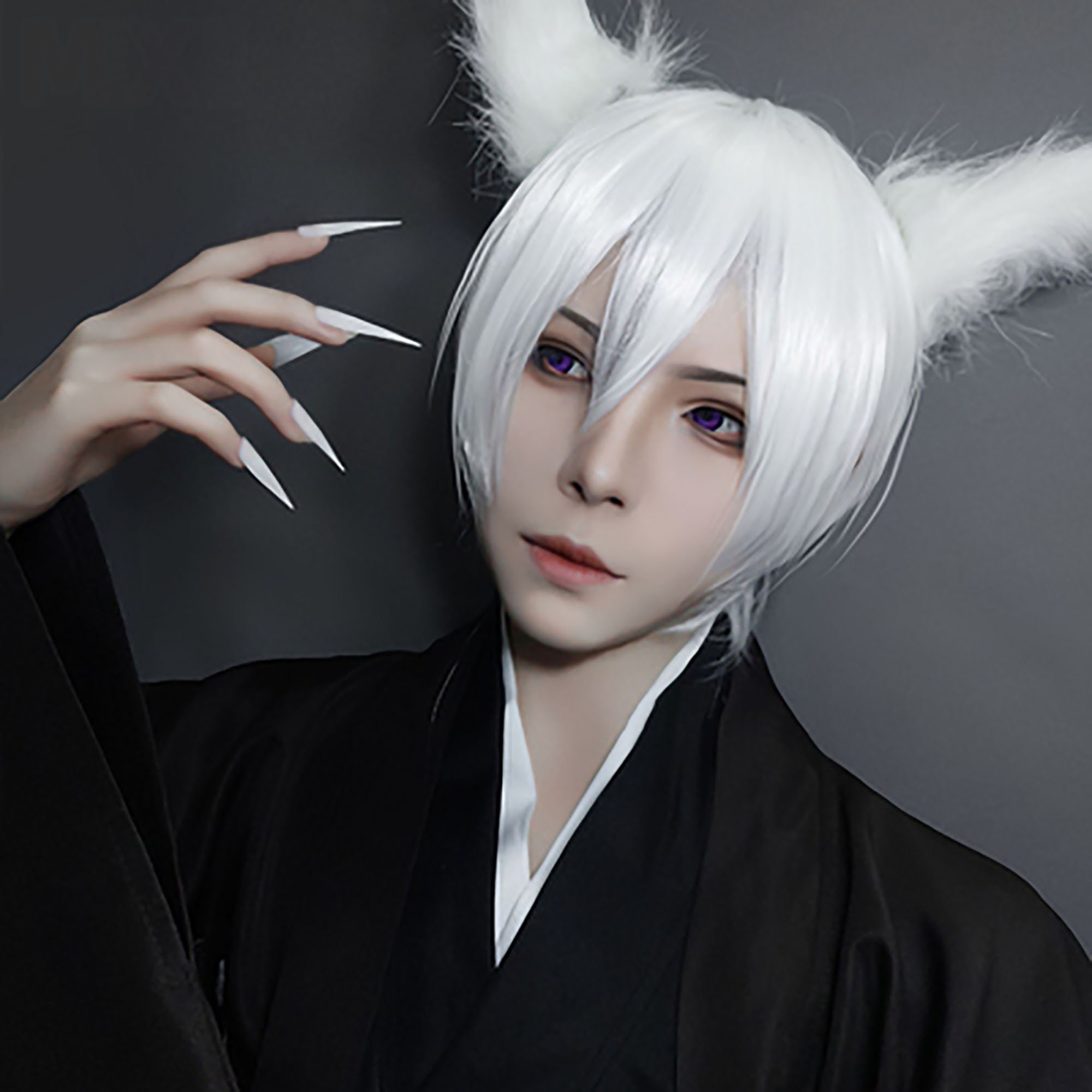 Cosplay wig cos white wigs Anime wig lifelike wig fashion Etsy