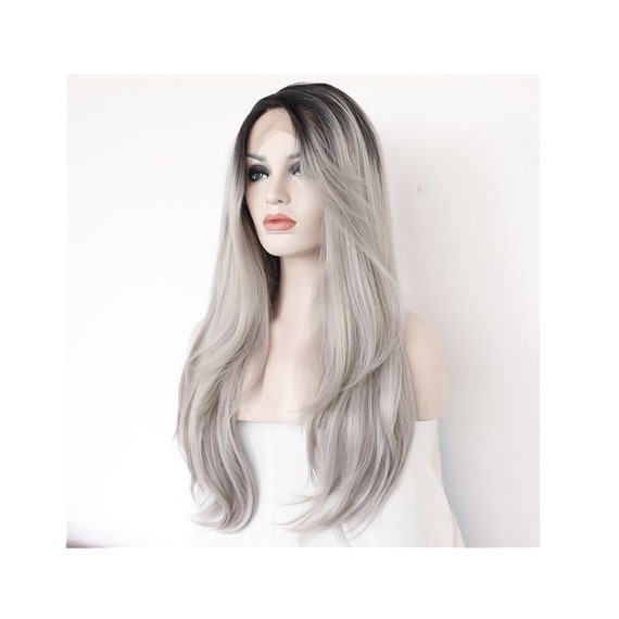 Long curl wig realistic wig split wigmedium long curl wig Etsy