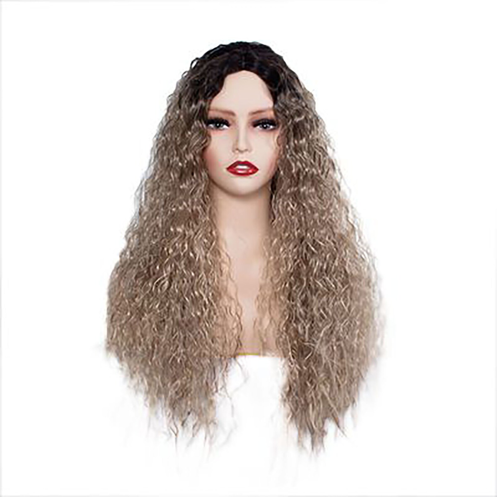 Wigs for black/white women African long curly wigs gradient Etsy