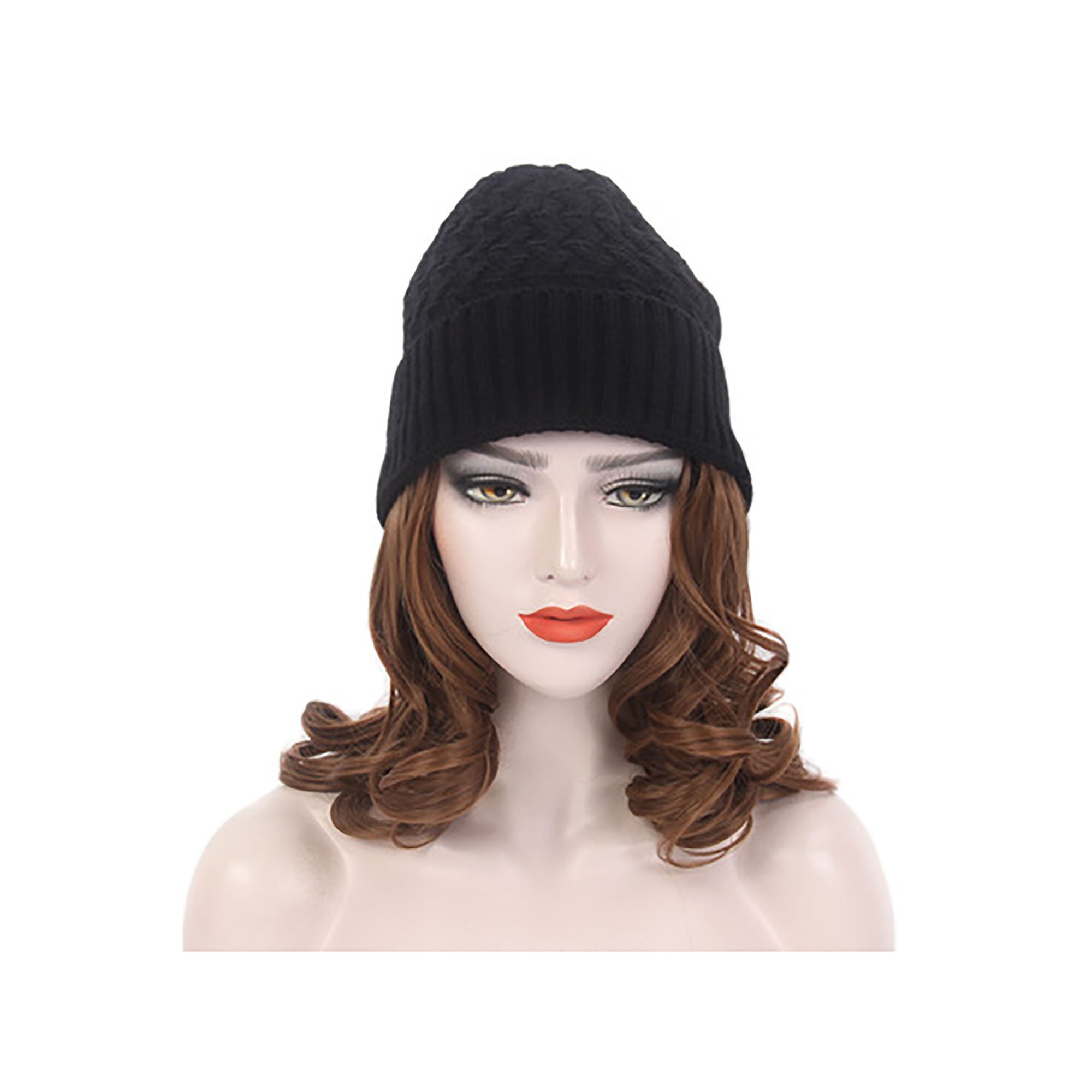 Hat Human Wig Beanie Wig Hathat 