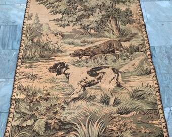 3x5 Vintage French Animal Pictorial Medium Size Tapestry Best for Wall Decor, 165 x 120 cm Low Price FREE SHIPPING