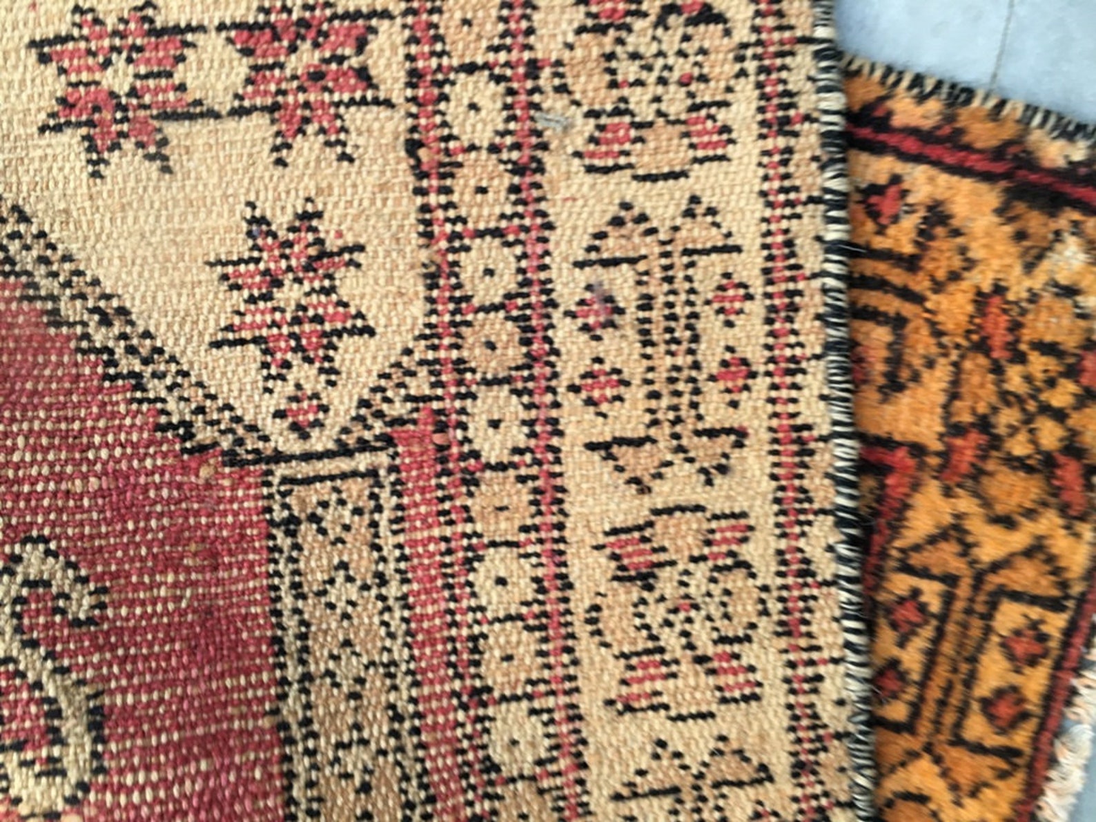 2x2 Mini Rug Afghan Rug Boho Rug Oushak Design Rug Turkish - Etsy