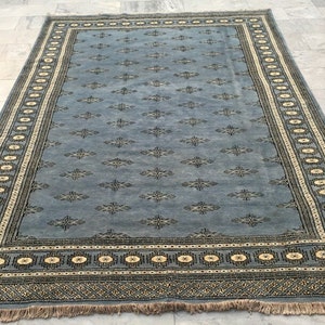 7x10 High Quality Afghan Rug, Boho Rug, Floor Rug, Bedroom Rug, Living Room Rug, Afghan Chobi Rug, Hand Knotted Rug, Turkish Rug 300x200 cm