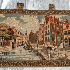 2x4 French Tapestry, Vintage Tapestry, Romantic Tapestry, Authentic Tapestry, Home Decor Tapestry/Wall Hanging 118 x 57 cm FREE SHIP